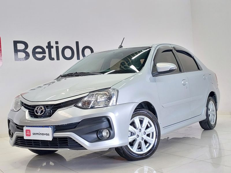Toyota ETIOS 1.5 XLS SEDAN 16V FLEX 4P AUTOMÁTICO 2017/2018 BETIOLO NOVOS E SEMINOVOS LAJEADO / Carros no Vale Toyota ETIOS 1.5 XLS SEDAN 16V FLEX 4P AUTOMÁTICO 2017/2018 BETIOLO NOVOS E SEMINOVOS LAJEADO / Carros no Vale
