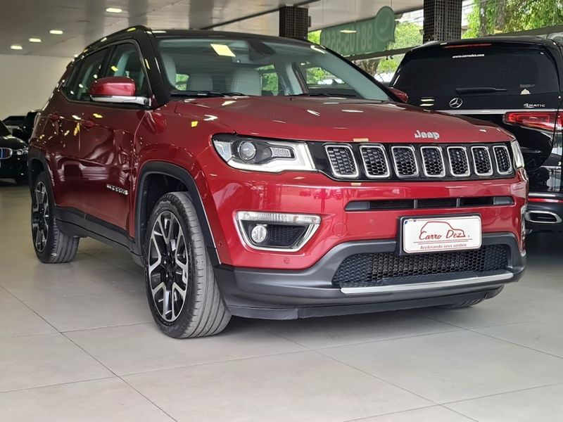 JEEP COMPASS 2.0 16V FLEX LIMITED AUTOMÁTICO 2019/2019 CARRO DEZ NOVO HAMBURGO / Carros no Vale JEEP COMPASS 2.0 16V FLEX LIMITED AUTOMÁTICO 2019/2019 CARRO DEZ NOVO HAMBURGO / Carros no Vale