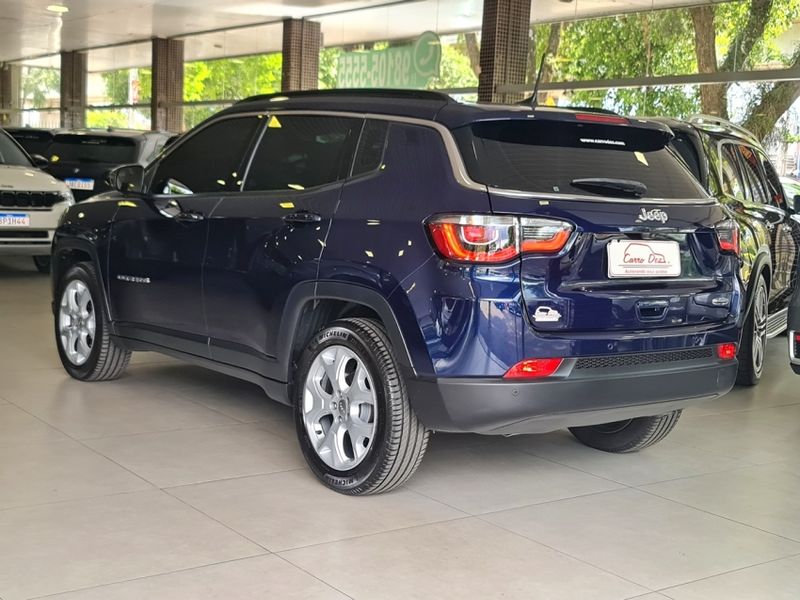 JEEP COMPASS 2.0 16V FLEX LONGITUDE AUTOMÁTICO 2020/2021 CARRO DEZ NOVO HAMBURGO / Carros no Vale