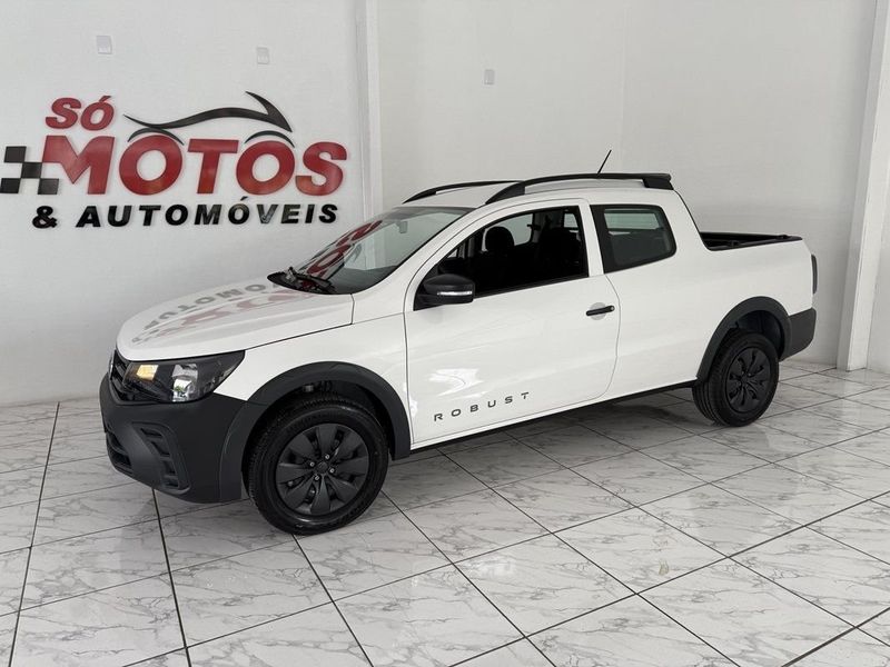 VOLKSWAGEN SAVEIRO ROBUST CD 1.6 2025 SÓ MOTOS E AUTOMÓVEIS SANTA CRUZ DO SUL / Carros no Vale