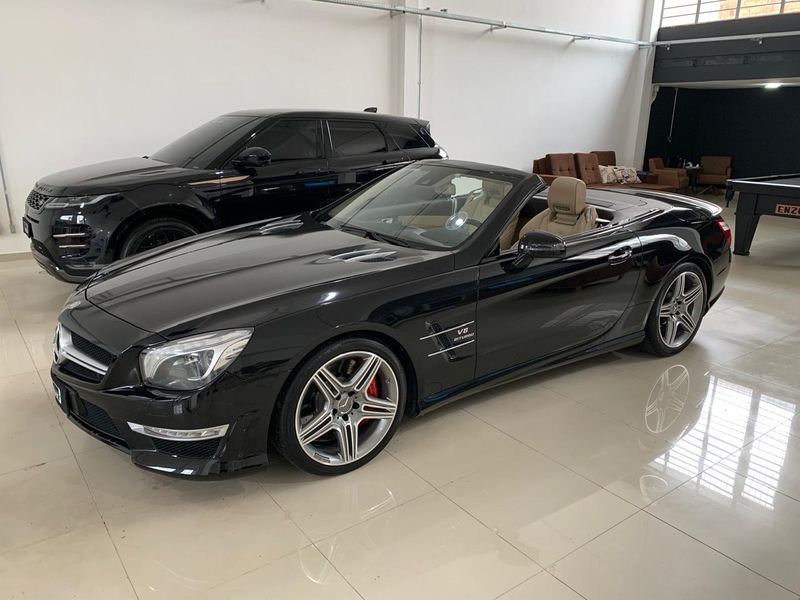 MERCEDES-BENZ SL 63 AMG 5.5 ROADSTER V8 BI-TURBO GASOLINA 2P AUTOMÁTICO 2012/2013 FÁBIO BERNARDES PORTO ALEGRE / Carros no Vale