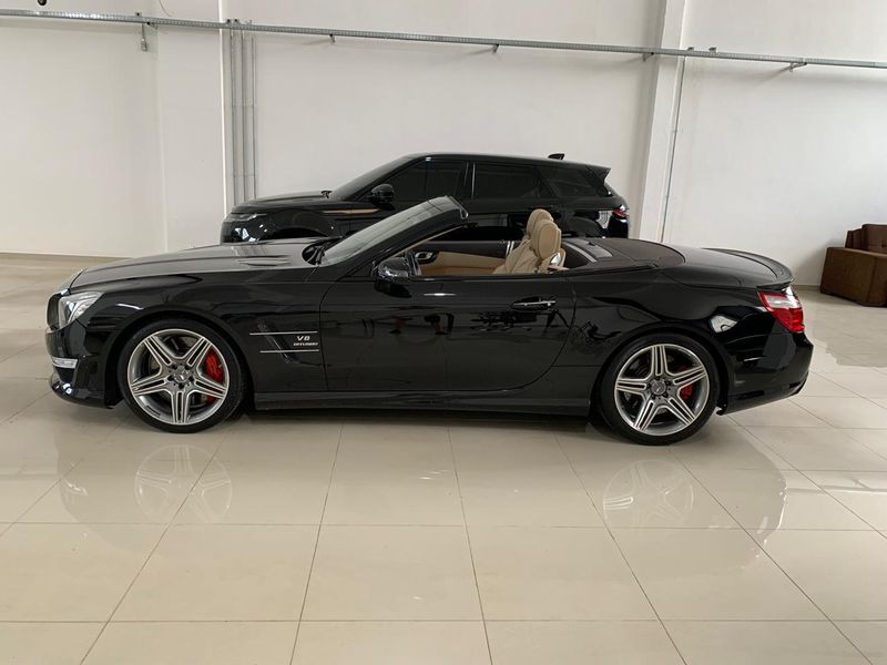 MERCEDES-BENZ SL 63 AMG 5.5 ROADSTER V8 BI-TURBO GASOLINA 2P AUTOMÁTICO 2012/2013 FÁBIO BERNARDES PORTO ALEGRE / Carros no Vale