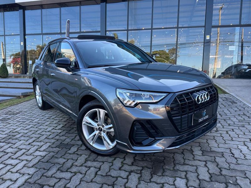 Audi Q3 Black S Line 1.4 TFSI S-tronic 2021/2021 CONCEPT MOTORS PASSO FUNDO / Carros no Vale Audi Q3 Black S Line 1.4 TFSI S-tronic 2021/2021 CONCEPT MOTORS PASSO FUNDO / Carros no Vale