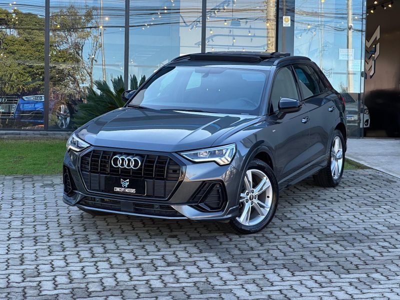 Audi Q3 Black S Line 1.4 TFSI S-tronic 2021/2021 CONCEPT MOTORS PASSO FUNDO / Carros no Vale Audi Q3 Black S Line 1.4 TFSI S-tronic 2021/2021 CONCEPT MOTORS PASSO FUNDO / Carros no Vale