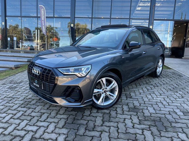 Audi Q3 Black S Line 1.4 TFSI S-tronic 2021/2021 CONCEPT MOTORS PASSO FUNDO / Carros no Vale Audi Q3 Black S Line 1.4 TFSI S-tronic 2021/2021 CONCEPT MOTORS PASSO FUNDO / Carros no Vale