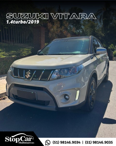 SUZUKI VITARA 1.4 16V TURBO GASOLINA 4SPORT ALLGRIP AUTOMÁTICO 2019/2019 STOPCAR MULTIMARCAS ESTRELA / Carros no Vale
