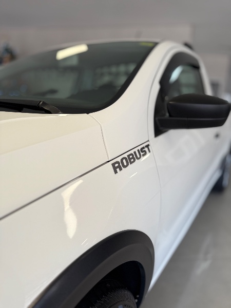 VOLKSWAGEN SAVEIRO 1.6 MSI ROBUST CD 8V FLEX 2P MANUAL 2021/2021 MALAGGI VEÍCULOS ENCANTADO / Carros no Vale