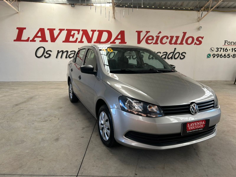 VOLKSWAGEN VOYAGE 1.0 CITY 2015/2016 LAVENDA VEÍCULOS ARROIO DO MEIO / Carros no Vale