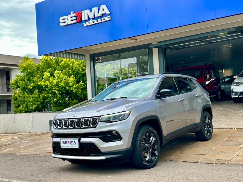 JEEP COMPASS LONGITUDE 1.3 T270 2022 2022/2022 SÉTIMA VEÍCULOS GUAPORÉ / Carros no Vale