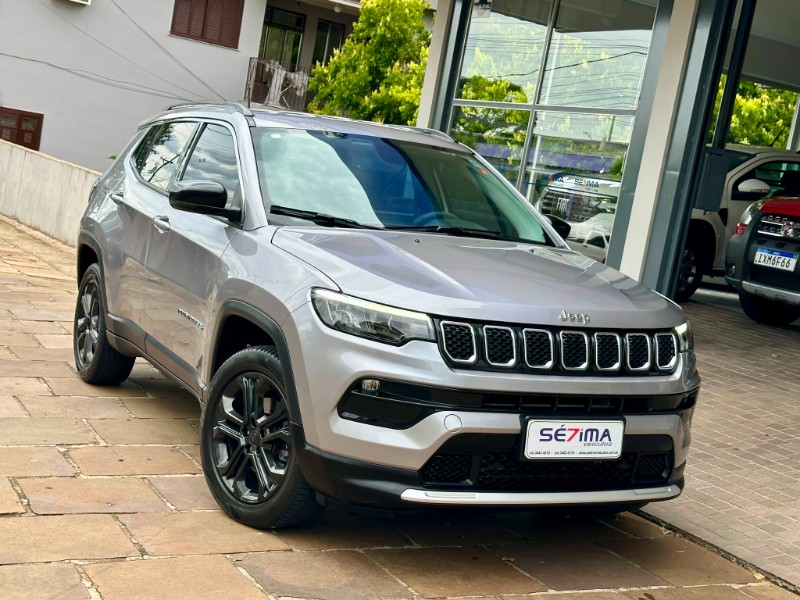 JEEP COMPASS LONGITUDE 1.3 T270 2022 2022/2022 SÉTIMA VEÍCULOS GUAPORÉ / Carros no Vale