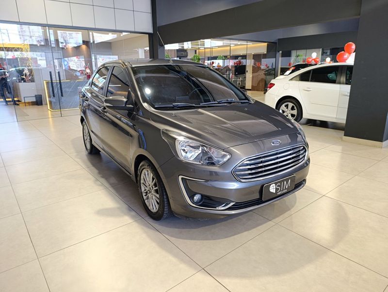 Ford Ka 1.5 Sedan Titanium 12v 2019/2020 SIM VEÍCULOS PORTO ALEGRE / Carros no Vale