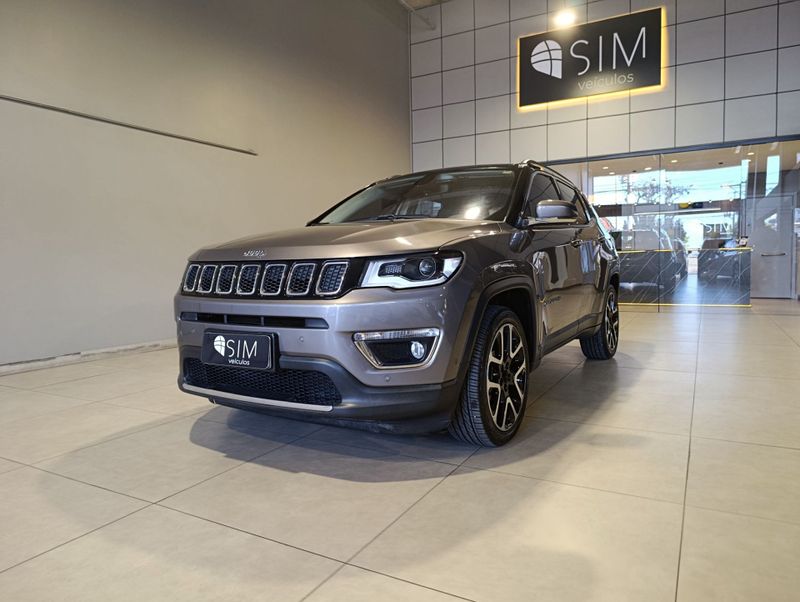 Jeep Compass Limited 2.0 4×2 16v 2018/2019 SIM VEÍCULOS PORTO ALEGRE / Carros no Vale