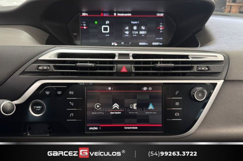 CITROËN C4 PICASSO 1.6 INTENSIVE 16V TURBO 2018/2019 GARCEZ VEÍCULOS BENTO GONÇALVES / Carros no Vale