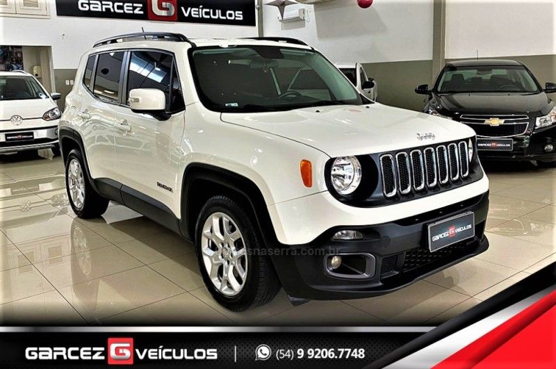 JEEP RENEGADE 1.8 16V LONGITUDE 2016/2017 GARCEZ VEÍCULOS BENTO GONÇALVES / Carros no Vale