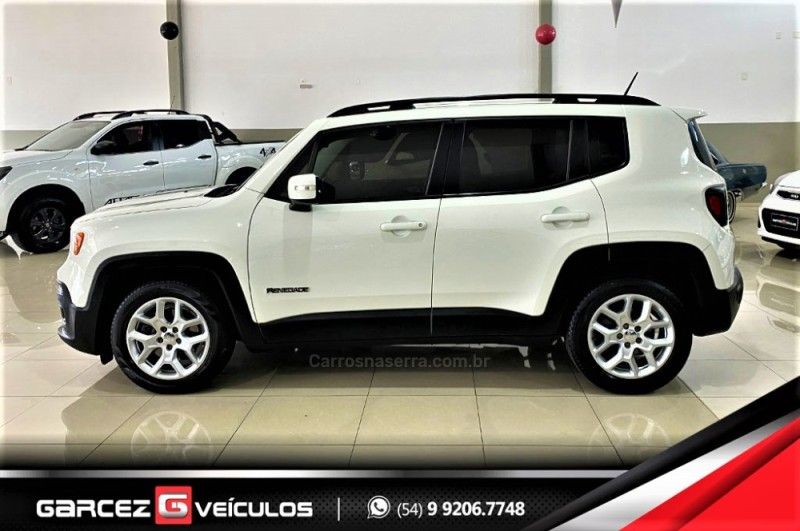 JEEP RENEGADE 1.8 16V LONGITUDE 2016/2017 GARCEZ VEÍCULOS BENTO GONÇALVES / Carros no Vale