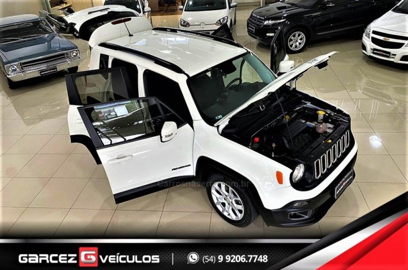 JEEP RENEGADE 1.8 16V LONGITUDE 2016/2017 GARCEZ VEÍCULOS BENTO GONÇALVES / Carros no Vale