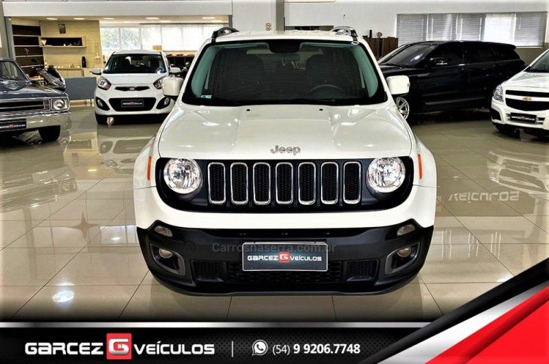 JEEP RENEGADE 1.8 16V LONGITUDE 2016/2017 GARCEZ VEÍCULOS BENTO GONÇALVES / Carros no Vale