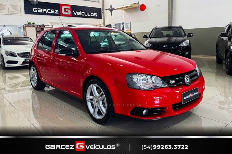 VOLKSWAGEN GOLF 1.8 MI GTI 20V 193CV TURBO 2008/2009 GARCEZ VEÍCULOS BENTO GONÇALVES / Carros no Vale