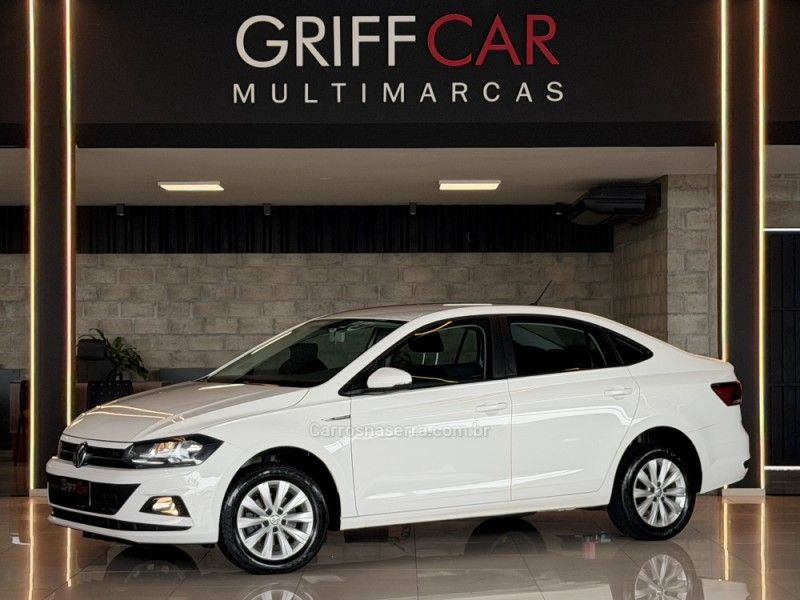 VOLKSWAGEN VIRTUS 1.0 200 TSI COMFORTLINE 2021/2022 GRIFFCAR MULTIMARCAS DOIS IRMÃOS / Carros no Vale