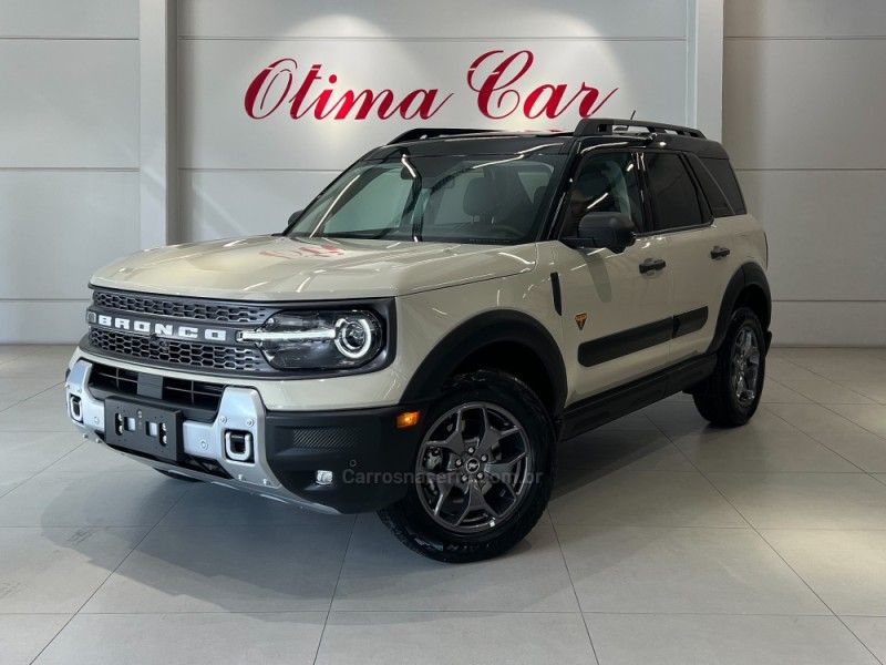 FORD BRONCO 2.0 SPORT BADLANDS 16V 2025/2025 ÓTIMA CAR FLORES DA CUNHA / Carros no Vale FORD BRONCO 2.0 SPORT BADLANDS 16V 2025/2025 ÓTIMA CAR FLORES DA CUNHA / Carros no Vale