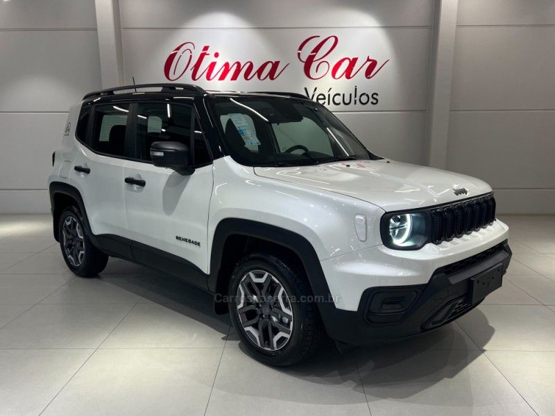 JEEP RENEGADE 1.3 16V ALTITUDE T270 TURBO 2025/2026 ÓTIMA CAR FLORES DA CUNHA / Carros no Vale