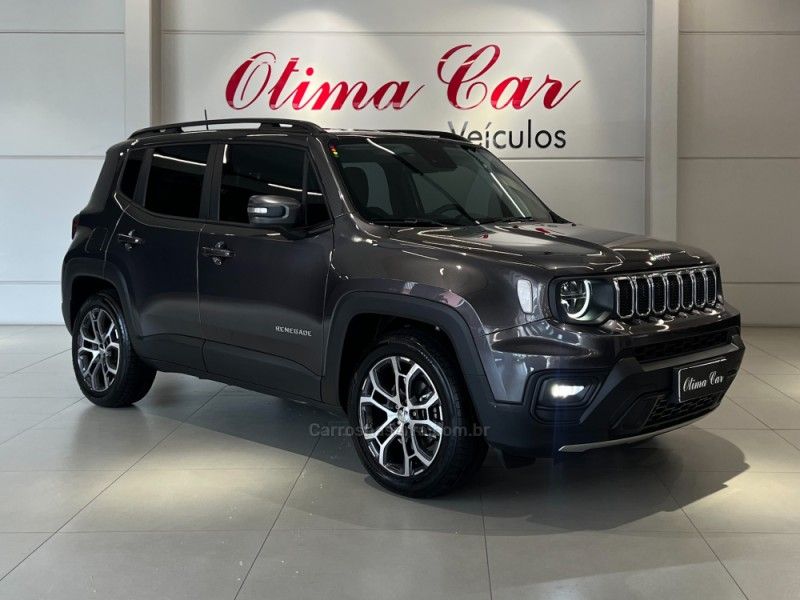 JEEP RENEGADE 1.3 LONGITUDE T270 16V TURBO 2022/2022 ÓTIMA CAR FLORES DA CUNHA / Carros no Vale