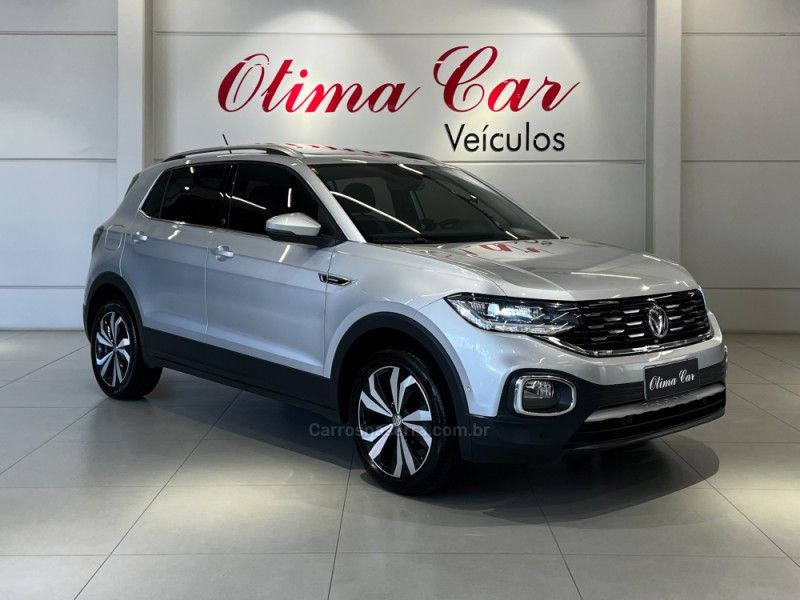 VOLKSWAGEN T-CROSS 1.4 HIGHLINE TSI 16V 2019/2020 ÓTIMA CAR FLORES DA CUNHA / Carros no Vale