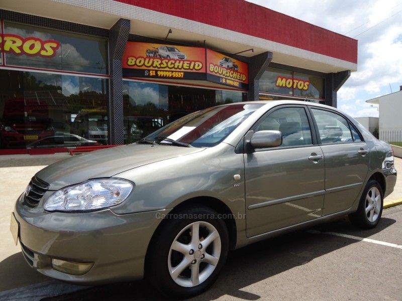 TOYOTA COROLLA 1.8 XEI 16V 2003/2004 BOURSCHEID CARROS E MOTOS SANTA CLARA DO SUL / Carros no Vale