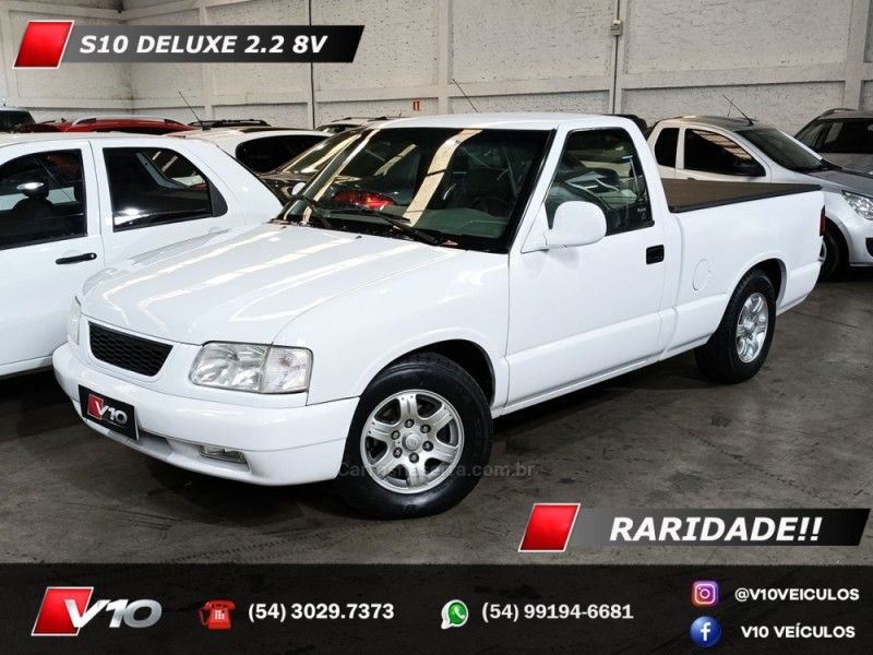 CHEVROLET S10 2.2 EFI DLX 4X2 CS 8V 1995/1996 V10 VEÍCULOS CAXIAS DO SUL / Carros no Vale