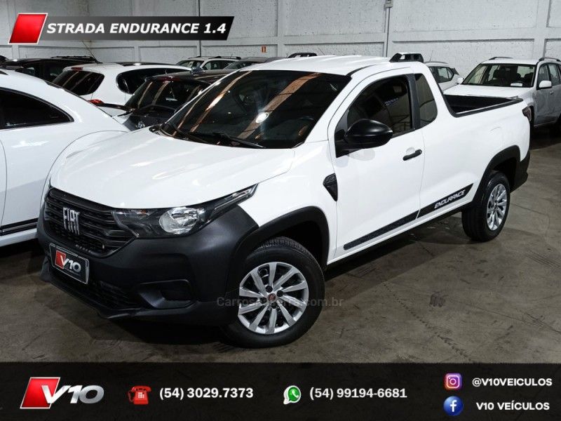 FIAT STRADA 1.4 ENDURANCE PLUS CS 8V 2020/2021 V10 VEÍCULOS CAXIAS DO SUL / Carros no Vale