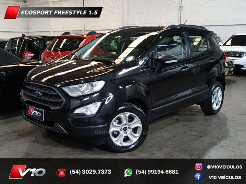 FORD ECOSPORT 1.5 TIVCT FREESTYLE 2018/2019 V10 VEÍCULOS CAXIAS DO SUL / Carros no Vale