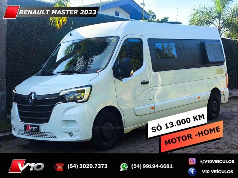 RENAULT MASTER 2.3 EXTRA FURGÃO L3H2 16V TURBO INTERCOOLER 2022/2023 V10 VEÍCULOS CAXIAS DO SUL / Carros no Vale