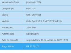 Chevrolet CELTA 1.0 MPFI LT 8V FLEX 4P MANUAL 2013/2014 BETIOLO NOVOS E SEMINOVOS LAJEADO / Carros no Vale