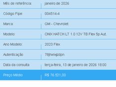 Chevrolet ONIX 1.0 TURBO FLEX LT AUTOMÁTICO 2022/2023 BETIOLO NOVOS E SEMINOVOS LAJEADO / Carros no Vale