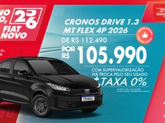 Fiat CRONOS 1.3 FIREFLY FLEX DRIVE MANUAL 2025/2026 BETIOLO NOVOS E SEMINOVOS LAJEADO / Carros no Vale