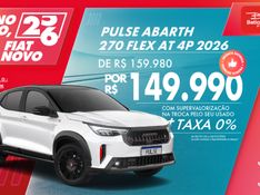 Fiat PULSE 1.3 TURBO 270 FLEX ABARTH AT6 2025/2026 BETIOLO NOVOS E SEMINOVOS LAJEADO / Carros no Vale
