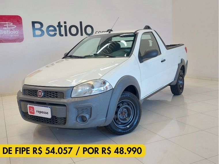 Fiat STRADA 1.4 MPI HARD WORKING CS 8V FLEX 2P MANUAL 2017/2018 BETIOLO NOVOS E SEMINOVOS LAJEADO / Carros no Vale