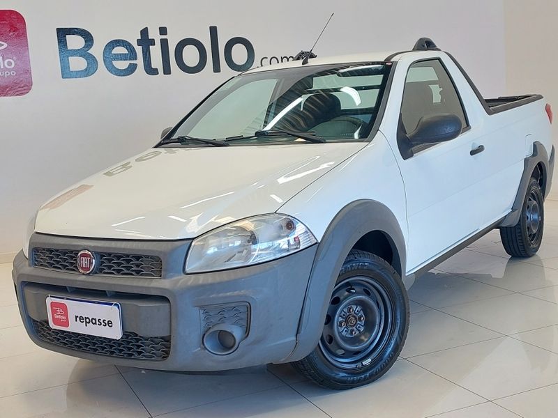 Fiat STRADA 1.4 MPI HARD WORKING CS 8V FLEX 2P MANUAL 2017/2018 BETIOLO NOVOS E SEMINOVOS LAJEADO / Carros no Vale