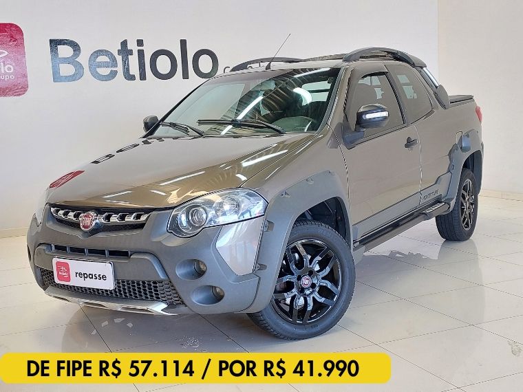 Fiat STRADA 1.8 MPI ADVENTURE CD 16V FLEX 3P MANUAL 2013/2014 BETIOLO NOVOS E SEMINOVOS LAJEADO / Carros no Vale