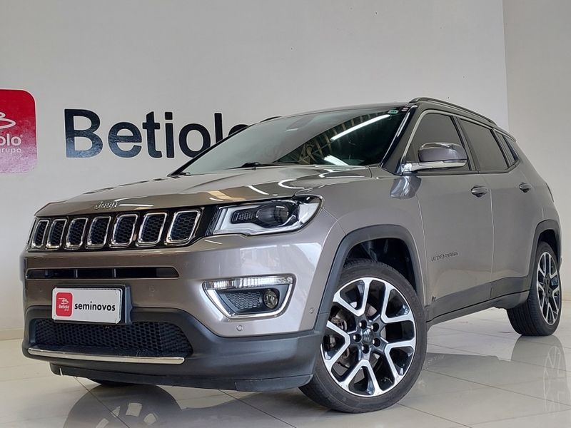 JEEP COMPASS 2.0 16V FLEX LIMITED AUTOMÁTICO 2018/2019 BETIOLO NOVOS E SEMINOVOS LAJEADO / Carros no Vale