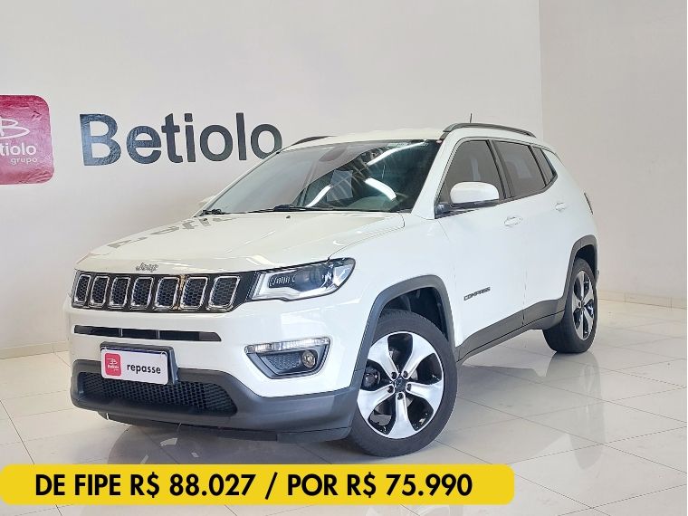 JEEP COMPASS 2.0 16V FLEX LONGITUDE AUTOMÁTICO 2017/2017 BETIOLO NOVOS E SEMINOVOS LAJEADO / Carros no Vale