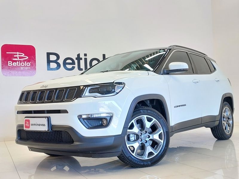 JEEP COMPASS 2.0 16V FLEX LONGITUDE AUTOMÁTICO 2020/2021 BETIOLO NOVOS E SEMINOVOS LAJEADO / Carros no Vale