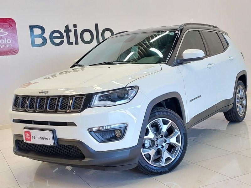 JEEP COMPASS 2.0 16V FLEX LONGITUDE AUTOMÁTICO 2020/2021 BETIOLO NOVOS E SEMINOVOS LAJEADO / Carros no Vale