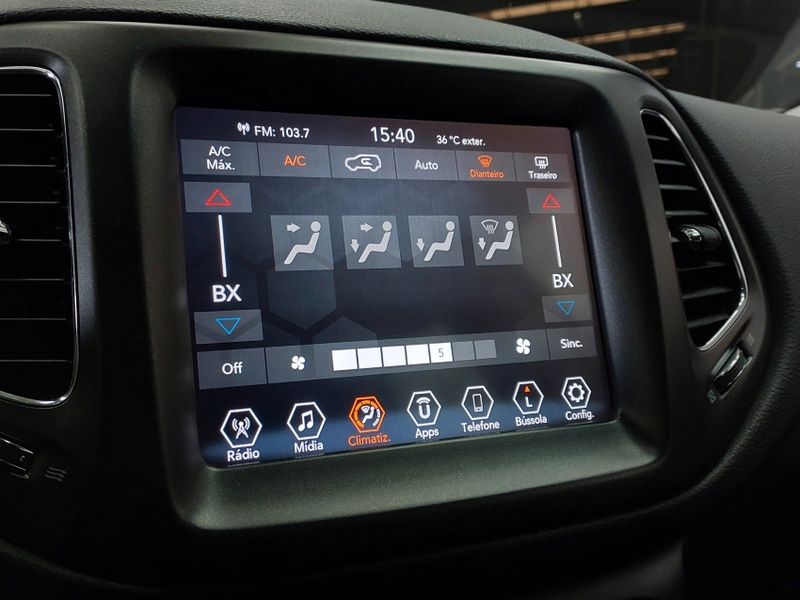 JEEP COMPASS 2.0 16V FLEX LONGITUDE AUTOMÁTICO 2018/2019 BETIOLO NOVOS E SEMINOVOS LAJEADO / Carros no Vale JEEP COMPASS 2.0 16V FLEX LONGITUDE AUTOMÁTICO 2018/2019 BETIOLO NOVOS E SEMINOVOS LAJEADO / Carros no Vale