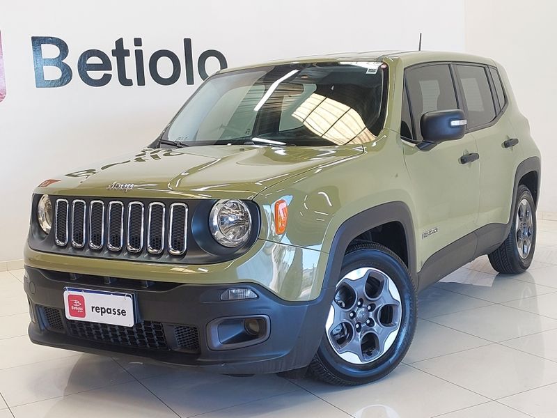 JEEP RENEGADE 1.8 16V FLEX SPORT 4P AUTOMÁTICO 2015/2016 BETIOLO NOVOS E SEMINOVOS LAJEADO / Carros no Vale