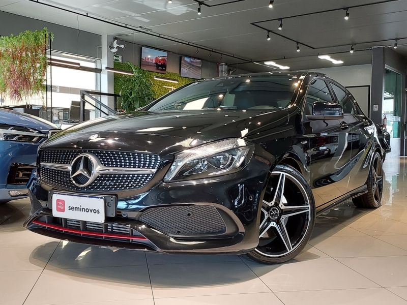 Mercedes-Benz A 250 2.0 SPORT TURBO GASOLINA 4P AUTOMATIZADO 2015/2016 BETIOLO NOVOS E SEMINOVOS LAJEADO / Carros no Vale Mercedes-Benz A 250 2.0 SPORT TURBO GASOLINA 4P AUTOMATIZADO 2015/2016 BETIOLO NOVOS E SEMINOVOS LAJEADO / Carros no Vale