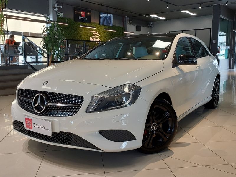 Mercedes-Benz CLASSE A 1.6 200 TURBO STYLE GASOLINA 4P AUTOMATIZADO 2014/2014 BETIOLO NOVOS E SEMINOVOS LAJEADO / Carros no Vale Mercedes-Benz CLASSE A 1.6 200 TURBO STYLE GASOLINA 4P AUTOMATIZADO 2014/2014 BETIOLO NOVOS E SEMINOVOS LAJEADO / Carros no Vale