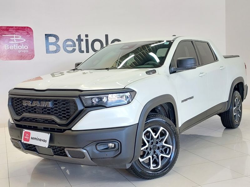 Ram RAMPAGE 2.0 TURBO DIESEL REBEL 4X4 AUTOMÁTICO 2023/2024 BETIOLO NOVOS E SEMINOVOS LAJEADO / Carros no Vale