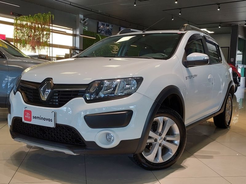 Renault SANDERO 1.6 STEPWAY RIP CURL 8V FLEX 4P AUTOMATIZADO 2015/2016 BETIOLO NOVOS E SEMINOVOS LAJEADO / Carros no Vale
