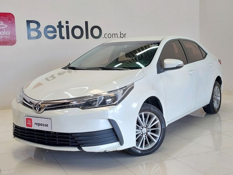 Toyota COROLLA 1.8 GLI UPPER 16V FLEX 4P AUTOMÁTICO 2019/2019 BETIOLO NOVOS E SEMINOVOS LAJEADO / Carros no Vale
